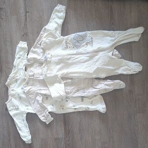 Gerber Zip up Pajamas 0-3m